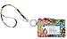 Vera Bradley Zip Id Case and Lanyard in Flower Shower