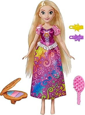 Disney Princess Rainbow Styles Rapunzel Hair Play Doll Amazon Ae