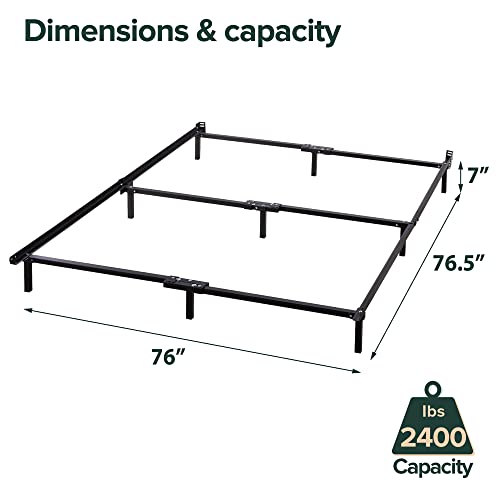 ZINUS Compack Metal 7 Inch Support Bed Frame for Box Spring and