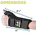 BraceAbility Wrist and Thumb Spica Splint - De Quervain's Tenosynovitis Long Forearm Cast Stabilizer for Tendonitis, Sprains, Thumb Brace for Arthritis Pain and Support - (S Left Hand)