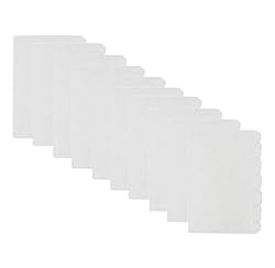 Eilova 6-Hole Clear Frosted PVC Sheet Pages