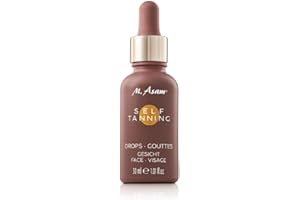 M. Asam SUN Self Tanning Drops (1.01 Fl Oz) - Liquid Self-tanning Concentrate With Dropper To Mix With Face Care, Tanner With Gradual Tan Intensity & Sunless Bronzer Result, With Aloe Vera & DHA.
