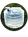 AMPPHY Foldable Water Container Portable Bottles Collapsible Water Jug Shower Bags Car Water Bag for Picnic Hiking Camping Travel Seaside Fishing, 0.8/1.3/2.6/4.0 Gallons Water Storage (3L)