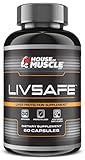 LivSafe (60 capsules) - Liver Protection Supplement - Protect, Cleanse & Detoxify Liver From Toxins, Chemicals & Contaminants - Vegetarian Safe Capsules