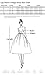 Anni Coco Women's 1950s Cap Sleeve Swing Vintage Party Dresses Stretchy Grey Medium