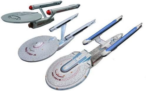 Round 2 AMT ST Enterprise Set (3 in 1) NCC1701, 1701A, 1701B 1:2500 by Round 2 LLC [Toy]
