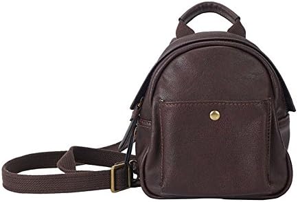 Martinad Mountaineering Women Backpack Waterproof Genuine Leather Retro Travel Shopping Stylish Unique Color Dark Brown) Trekking Backpack Casual Teenagers Daypacks