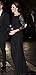 REPHYLLIS Women's Retro Floral Lace Vintage Bridesmaid Wedding Long Dress(S,Black)
