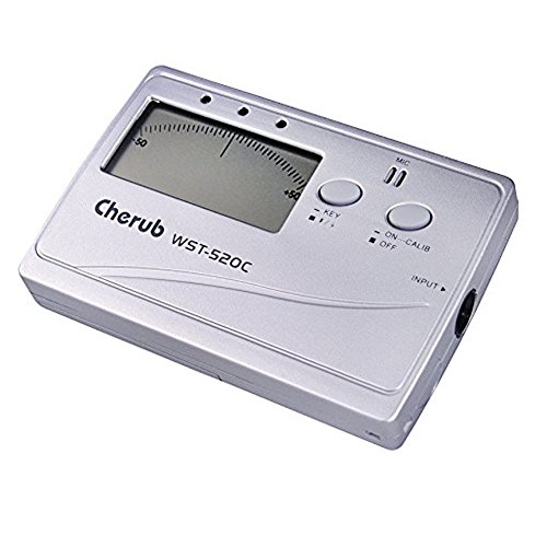 ETbotu Accurate WST-520C Chromatic Screen Tuner System Acoustic Guitar Preamp Silvery
