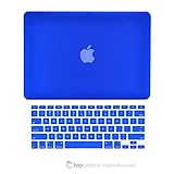 TOP CASE 2 in 1 Bundle - Rubberized Hard Case Cover and Keyboard Cover for Old Generation Macbook Pro 15