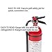 Kidde 466112 ABC Pro Multi-Purpose Dry Chemical Fire Extinguisher, UL rated 3-A, 40-B:C, Easy to Read Gauge, Easy to Pull Safety Pin