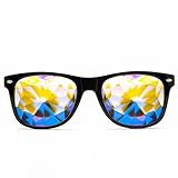 GloFX Ultimate Kaleidoscope Glasses - Rainbow EDM Rave Light Diffraction Festival Eyewear Edge Cut Bug Eye