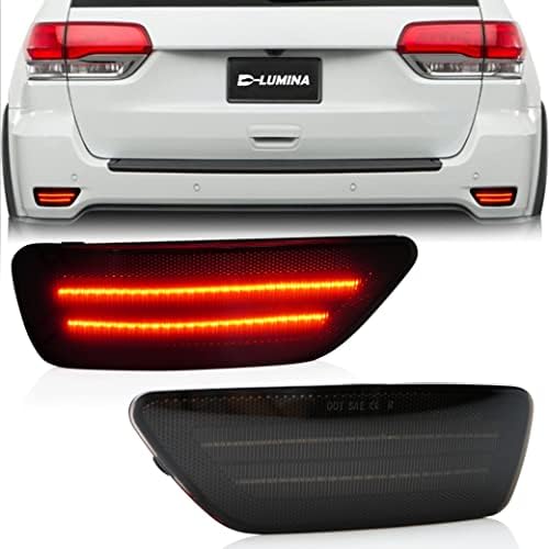 Rear Bumper Left Reflector Light For Jeep Grand Cherokee, Compass & Dodge Journey – Red Clip-On