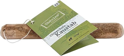 Chewies - Os à mâcher pour Chien en Bois d'olivier 100% Naturel - Jouet à mâcher pour Chien jusqu'à 5 kg - Taille XS