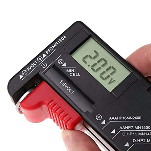 Leoie LCD AA/AAA/C/D/9V/1.5V Button CellBattery Volt Tester BT-168D Checker