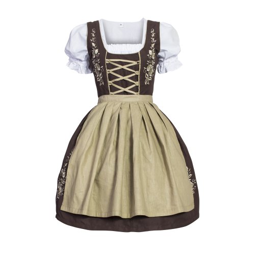 Gaudi-leathers Women's Set-3 Dirndl Pieces Embroidery