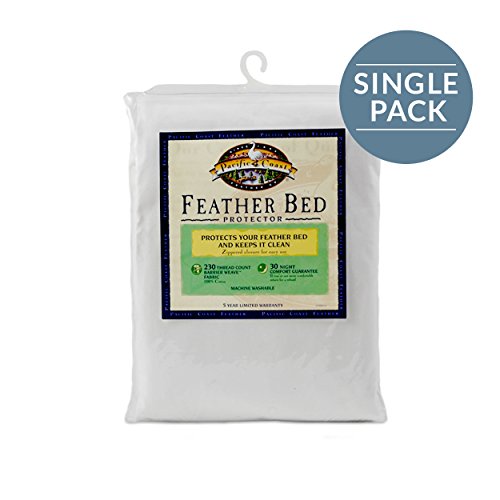 Pacific Coast® Feather Bed Cover w zip closure Queen(feather bed not