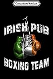 Composition Notebook: Irish Boxing Funny Ireland Flag - Irish Pub  Journal/Notebook Blank Lined Ruled 6x9 100 Pages