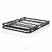 LUCID Foldable Metal Platform Bed Frame and Mattress Foundation -Strong and Sturdy Support - Quiet Noise Free - Full Size