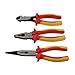 ABN Insulated Pliers Set 3-Piece Wire Stripping and Crimping Tool Electrician Pliers Stripper Crimper Wire Cutter Kit