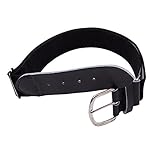 Baseball Belt for Youth Adjustable Elastic Baseball Belt Black