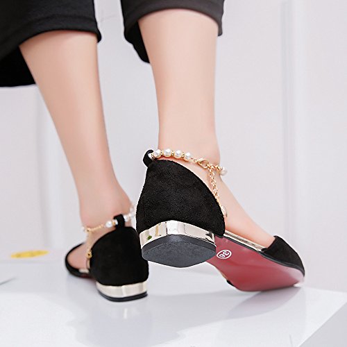 3 Graceful+Sandals+Pointed+Shoes+Low+Heeled