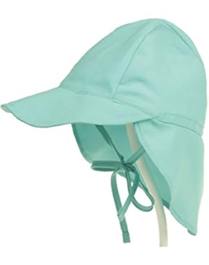Kids Sun Hat, Boys Girls Toddlers Flag Sun Protection Hat Long Flag Quick Dry Surf Up Swim Hat (Green)