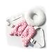 YLMTOP Toddler Headrest Pillow Baby Head Protection Cushion Pink YBB003-Pink