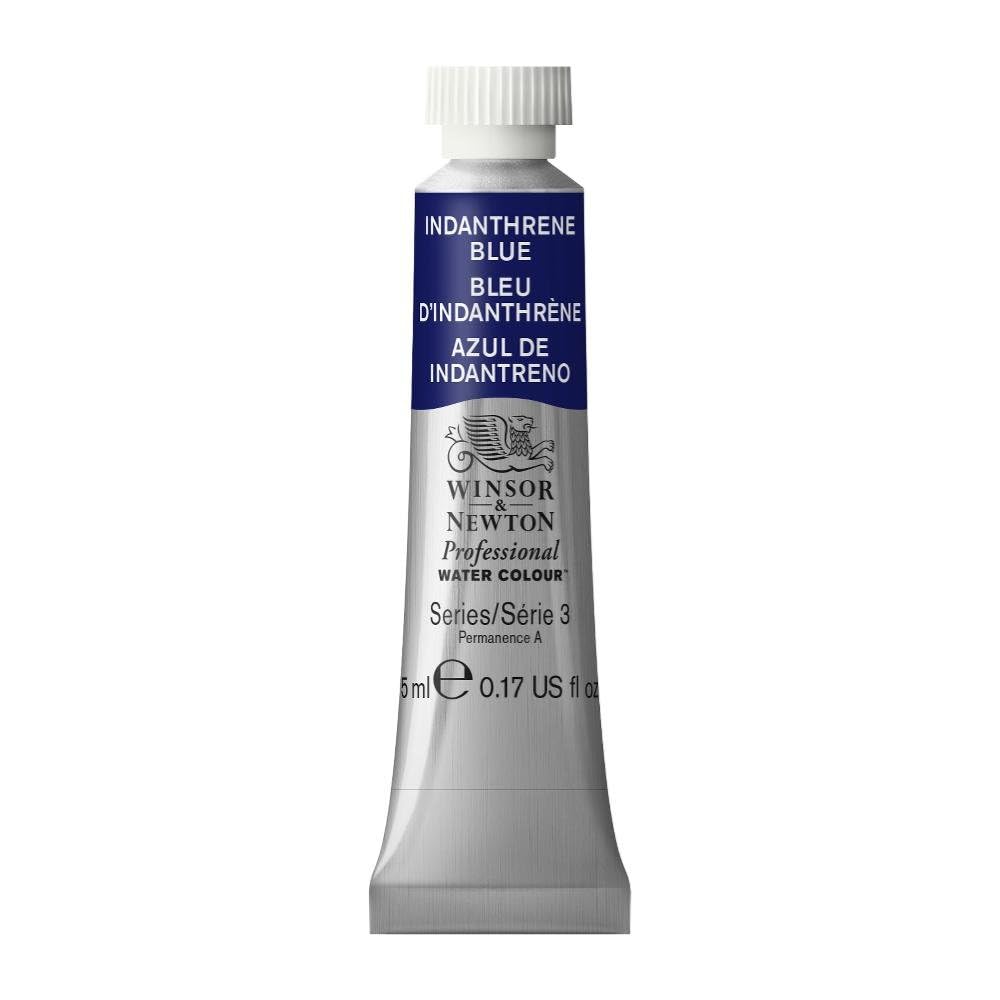 Winsor & Newton 5 ml Tube Professional Water Colour, Indianthrene Blue — image 1