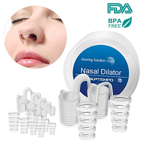 Snoring Solution-Anti Snoring Devices for Peace and Mind ! Medical Grade Nasal DilatorsI -Instanly Started Up to 50% Airflow-8 Pack Nose Vents Sleep Aid kit,Crystal - Thumbnail 7
