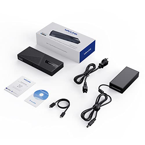 WAVLINK USB C Triple Display Docking Station with 130W Power Delivery
