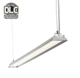 HyperSelect Utility LED Shop Light, 4FT Integrated LED Fixture Garage Light, DLC 4.2 Premium Qualified, 35W (100W Eq.), 3800 Lumens, 4000K (Daylight White Glow), Frosted Cover, Corded-electric