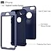 WeLoveCase iPhone 6S Case, iPhone 6 Case, Defender Series Hybrid High Impact Heavy Duty Hard PC Outer Shell with Inner Soft Rubber 3 in 1 Full-Body Armor Protective Case for iPhone 6S/6 (Navy Blue)