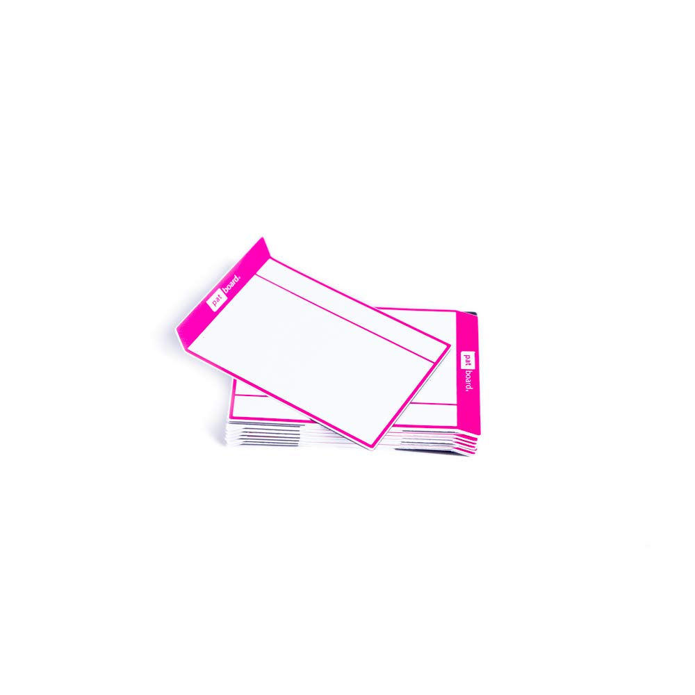 PATboard Scrum Board and Kanban Board - Magnetic Task Cards - S (Small) - Set of 16 - Magenta