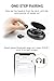 True Wireless Earbuds, KAHE Bluetooth Headphones 5.0 HD Stereo SoundSport Noise Cancelling in Ear Earphones with Mic and Charging Case