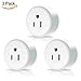 Anbes Wi-Fi Smart Plug Mini Outlet, Alexa Plug Smart Socket Works with Amazon Alexa Echo, Google Home and IFTTT, ETL and FCC listed, No Hub Required (3 Pack)