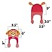 Nickelodeon Girls' Little Paw Patrol Skye Squeeze and Flap Fun Cold Weather Hat, PinkBrown, Age 4-7