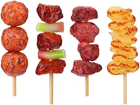 KASTWAVE Simulation Food Play Toy, Artificial Barbecue Fake Food