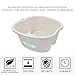 Ownest Foot Bath Spa,Water Spa and Foot Massage, Sturdy Plastic Foot Basin for Soaking Foot,Toe Nails, and Ankles,Pedicure,Portable Foot Tub-Whitethumb 4