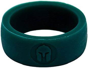 Kapowaii SPARTAN EDITION Men«s Silicone Wedding Rings, Band Ring for Finger, Resistant Durable Rings, Water, Work, Sport Activities, Premium Presentation, for an Active Person, Actual Lifestyle