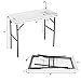 Goplus Portable Fish Cleaning Table with Sink, Folding Outdoor Camping Sink Station with Hose Hook Up, Heavy Duty Fillet Table with Faucet for Dock Beach Patio Picnic