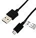 Genuine OEM Sony Micro USB Black Cable EC803 EC-803 for Sony Xperia Z3, Z3 Compact, Xperia Z2, Xperia E, Xperia M, Xperia L, Xperia Z3 Compact Tablet, Xperia in Non Retail Pack