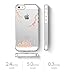 Spigen Liquid Air Armor Designed for Apple iPhone SE Case (2016) / Designed for iPhone 5S Case (2013) / Designed for iPhone 5 Case (2012) - Shine Blossom