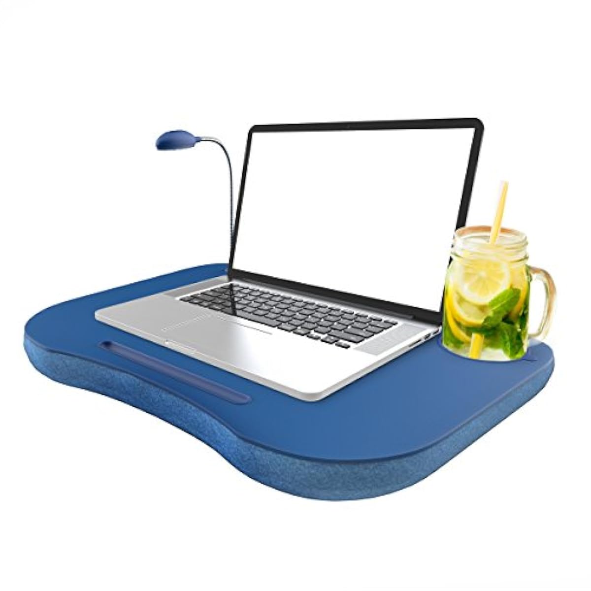 Laptop Lap Desk Cup Holder Bed Computer Table Portable Tray Notebook