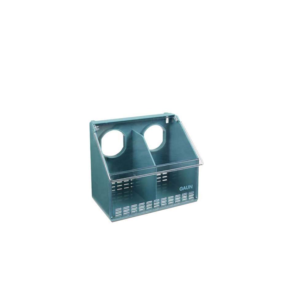 Gaun 30135 Palomos 2 Holes Feeder - San,green,110 x 110 x 145 mm