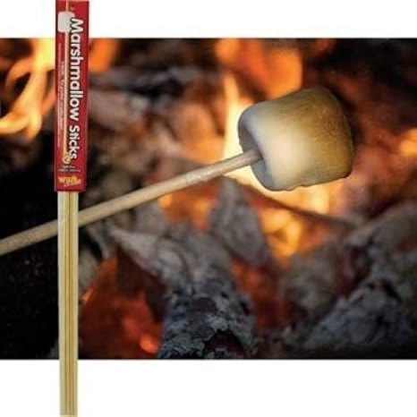 Amazon Com Wooden Marshmallow Sticks 32 Inch 100 Biodegradable 20 Pc Set Garden Outdoor