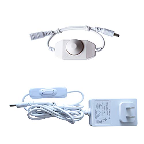 LAMPAOUS LED Under Cabinet Light, Closet Light Bar,Under Counter Kitchen Lighting, Linkable and Dimm