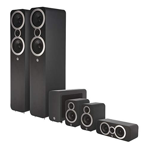 Q Acoustics 3000i 5.1 (3050i) Home Theater Speaker Package (Carbon Black)
