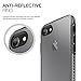 PATCHWORKS iPhone 8/7 Case, Level Case Black/Clear - Military Grade Protection Case, Extra Protection, Impact Disperse System