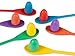 Meklines Egg and Spoon Race Game Set, 6 Wooden Spoons (12 Inch) and 6 Wooden Eggs (2.5 Inch) - Fun Outdoor Party Game For Kids
